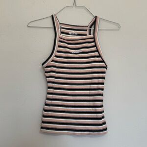 Hollister Striped Slim Tank Top (S)